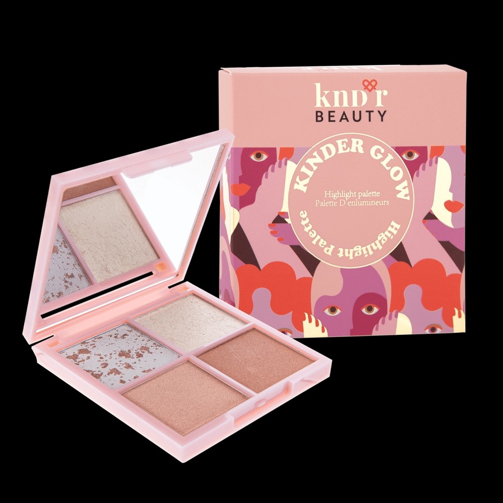 Kndr Beauty Kinder Glow Highlight Palette
